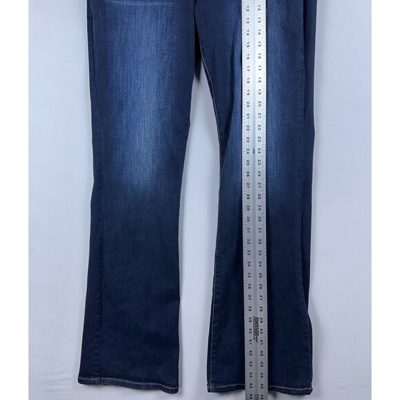 New York Company Curvy Bootcut Jeans Womens Size 18 Tall Mid Rise Blue - Picture 12 of 13